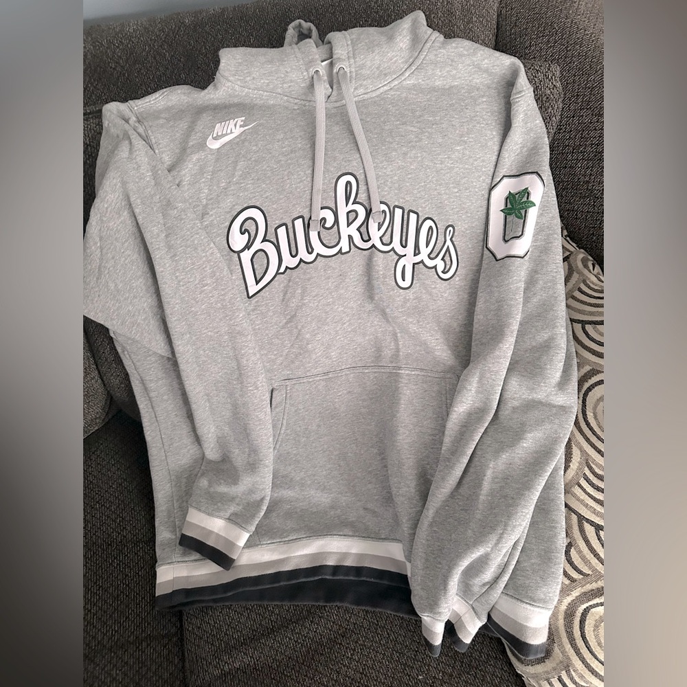 Nike Gray Buckeyes Men's hoodie